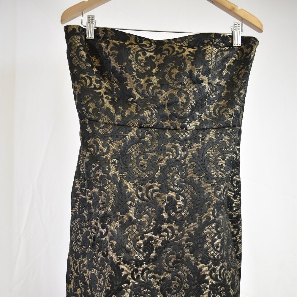 Paisley Loft Strapless Mini Dress